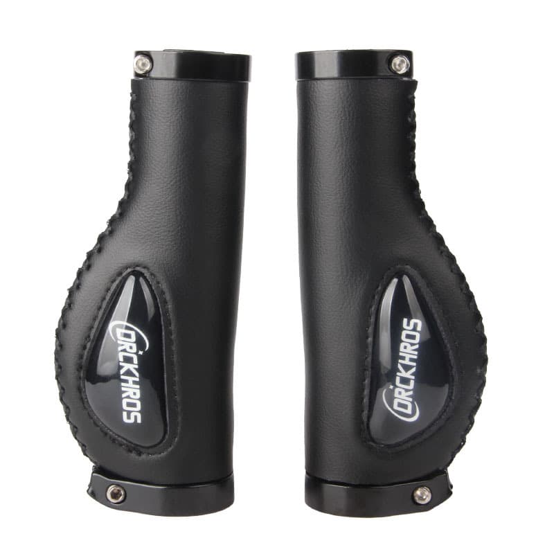 Грипсы DRCK HROS чёрные (кожа)