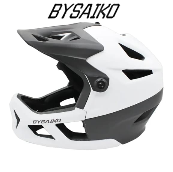 Шлем BYSAIKO чёрно-белый (M 54-58)